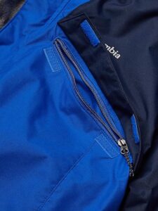 Columbia jacket pocket